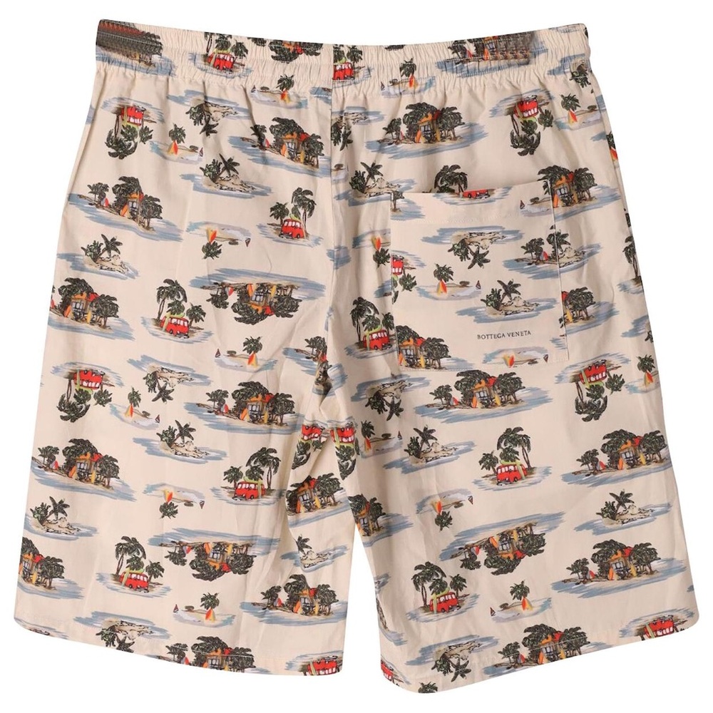 New Authentic Bottega Veneta Tropical Print Men's Swim Shorts size 48
